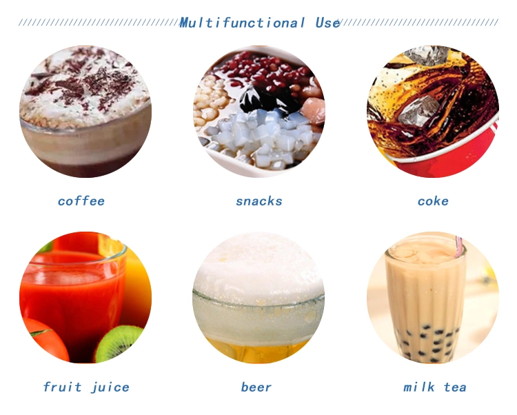 Food Grade Transparent Disposable Coco U Shape Plastic PP Boba Tea Cup for Sundae Ice Cream and Milk Shake