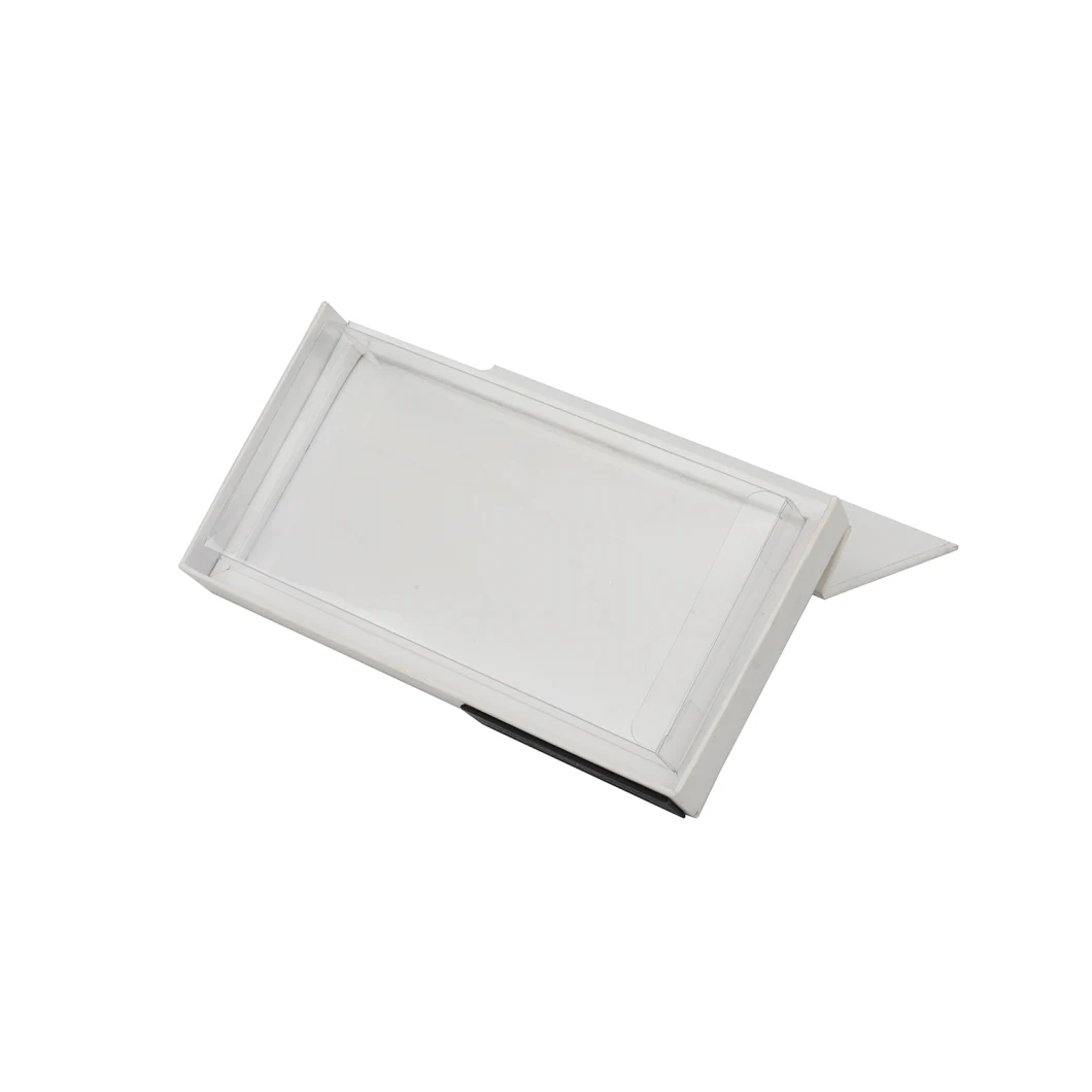 Custom Magnetic Closure Matt Lamination Folding Paper Gift Box with Glossy Black UV Coating Logo Folded Packaging Storage Boxes Cardboard Shipping Box
