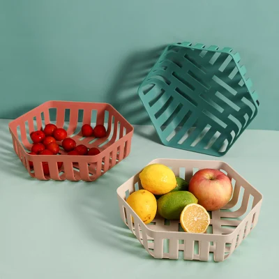 Panier de fruits en plastique cuisine égouttoir maison creux Style nordique salon Snack assiette assiette de fruits